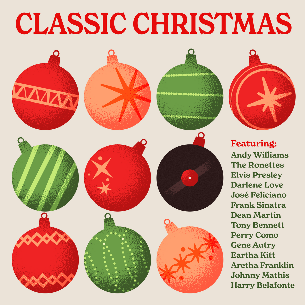 Various Artists - Classic Christmas [Vintage Ornament Red Vinyl] [Vinyl]