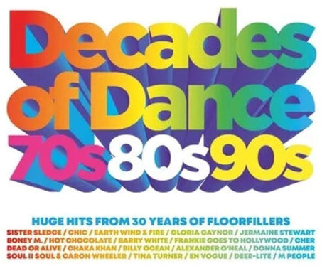 Decades Of Dance: 70s 80s 90s [Import] (3 Cd's) (CD)