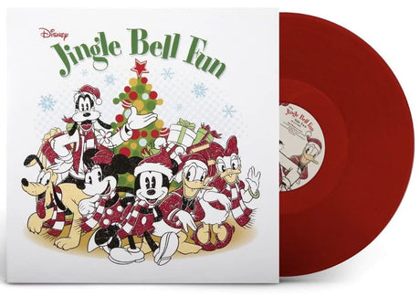 Various Artists Disney Jingle Bell Fun (Limited Edition, Translucent Red Colored Vinyl, Collectible Poster) [Records & LPs]