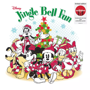 Various Artists Disney Jingle Bell Fun (Limited Edition, Translucent Red Colored Vinyl, Collectible Poster) [Vinyl] - Apocalypse Vinyl