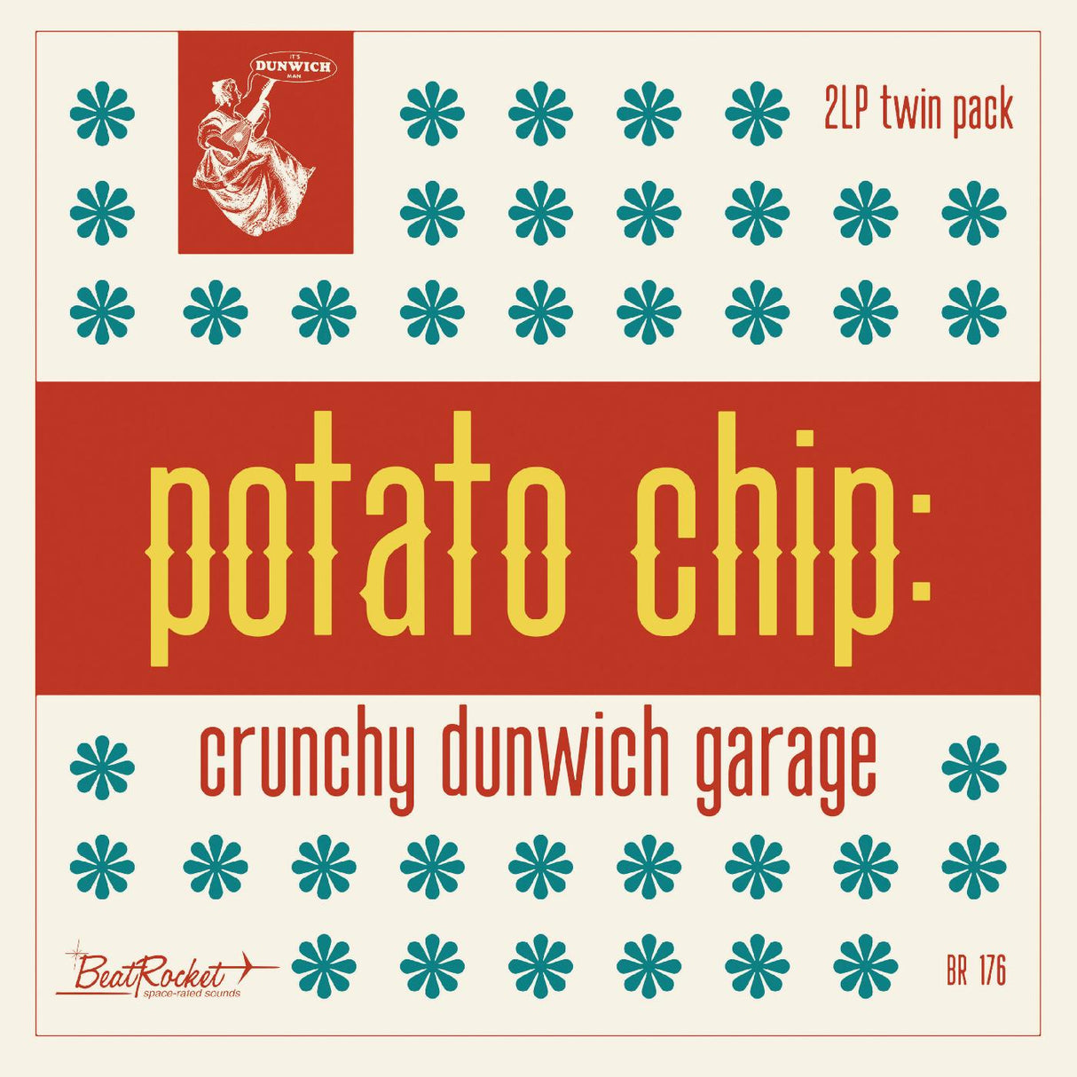 Potato Chip: Crunchy Dunwich Garage (SEAGLASS BLUE VINYL) (Vinyl)