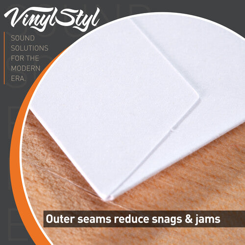 Vinyl Styl® 12 Inch Archival Inner Record Sleeves - HDPE-Lined - 50 Count (White) (Inner Record Sleeves)