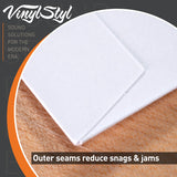 Vinyl Styl® 12 Inch Archival Inner Record Sleeves - HDPE-Lined - 50 Count (White) (Inner Record Sleeves)