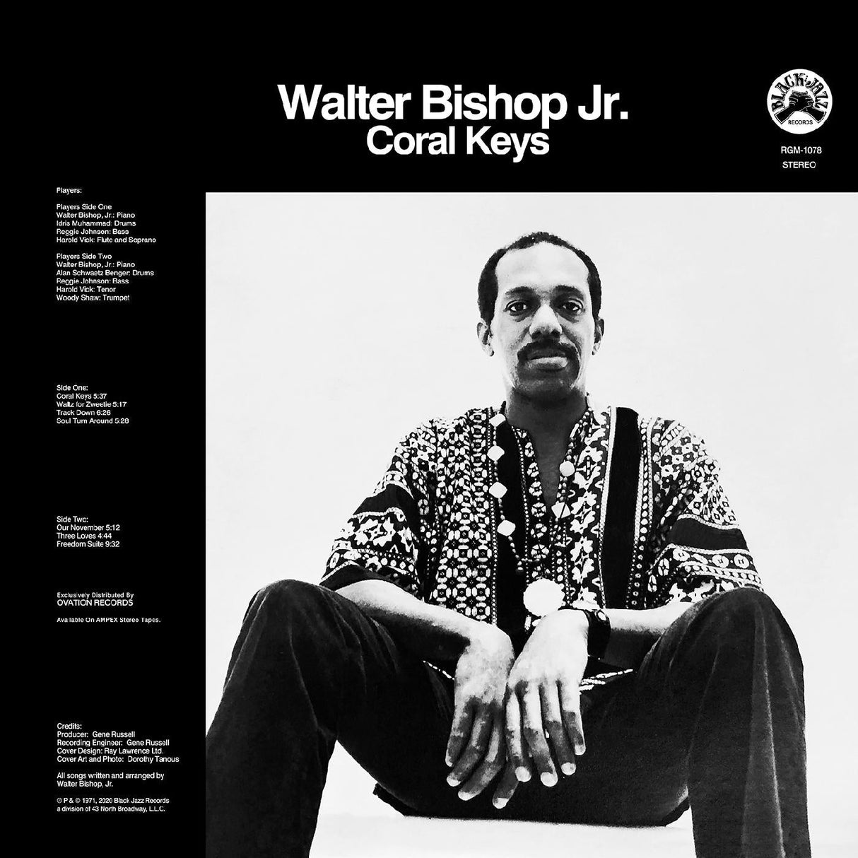 Walter Bishop Jr. - Coral Keys - Remastered (Blue With Black Swirl Vinyl) [Vinyl]