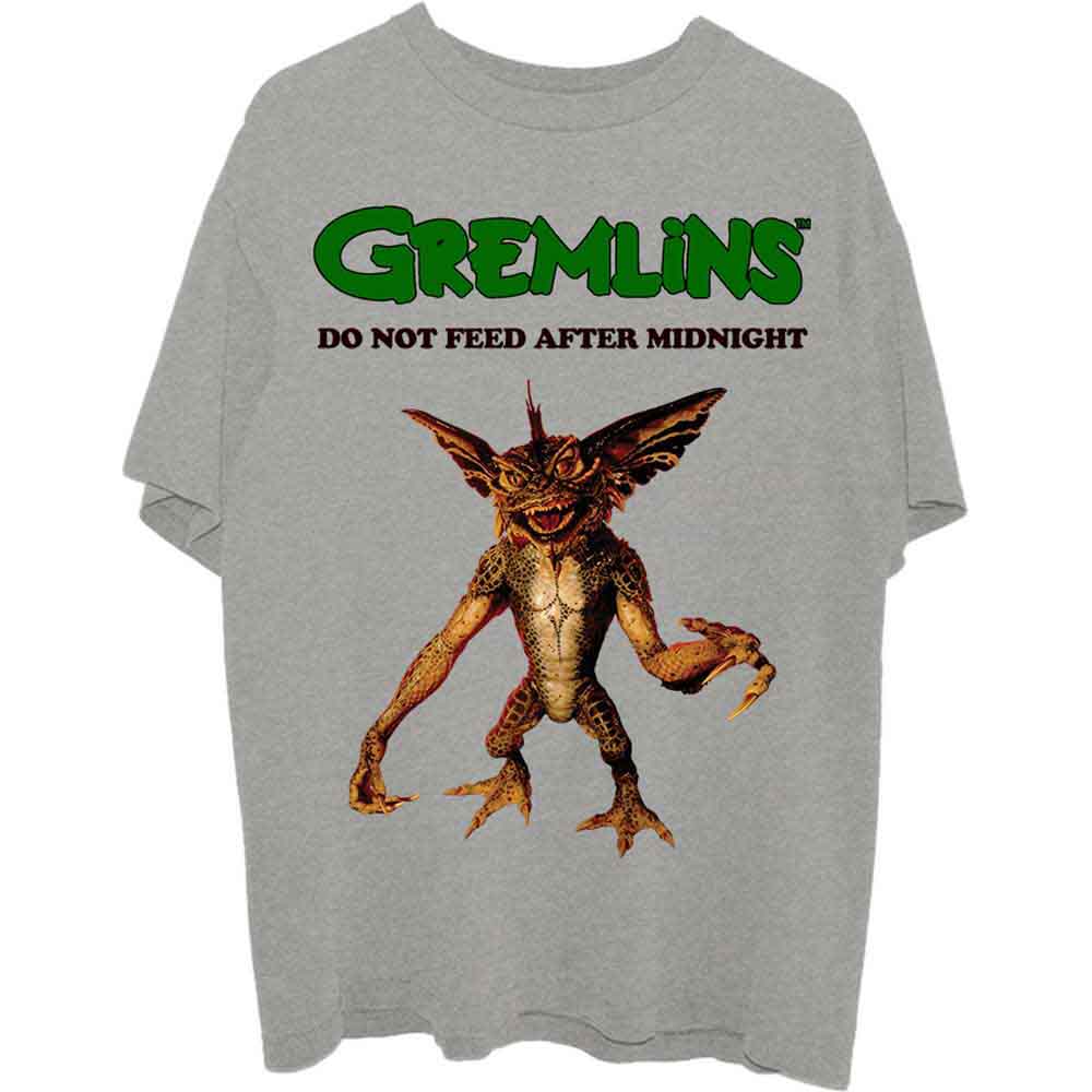 Warner Bros Gremlins Camiseta con la frase "No alimentar"