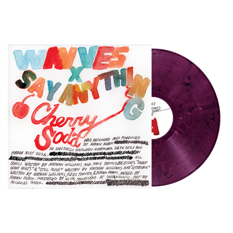 Wavves X Say Anything - Cherry Soda [Eco Purple-Pink LP] [Vinyl]