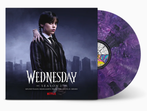 Wednesday: Season 2 (Soundtrack Highlights from the Netflix Series) (Purple & Black Blended Transparent) (Vinyl)