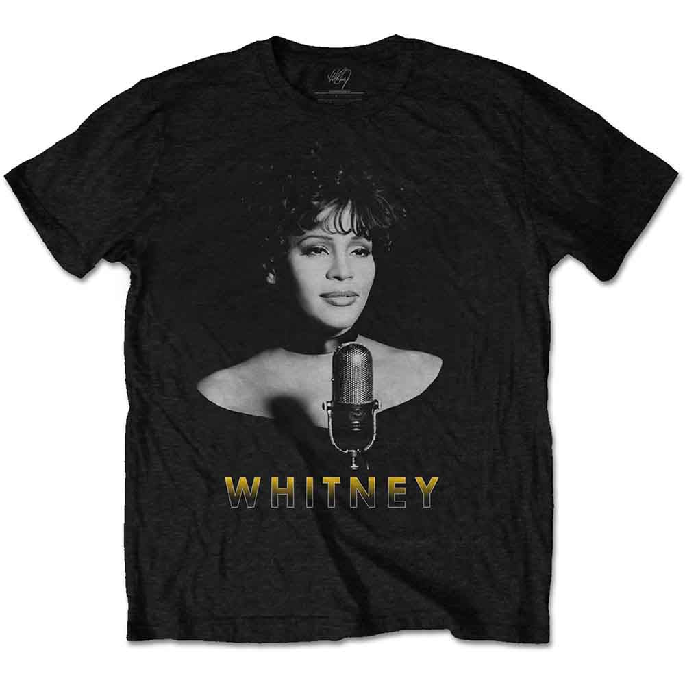 Fotografía en blanco y negro de Whitney Houston [Camiseta]