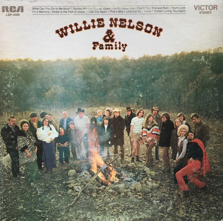 Willie Nelson &amp; Family Willie Nelson &amp; Family (Edición limitada, vinilo de color "Campfire Quad") [Discos y LP]