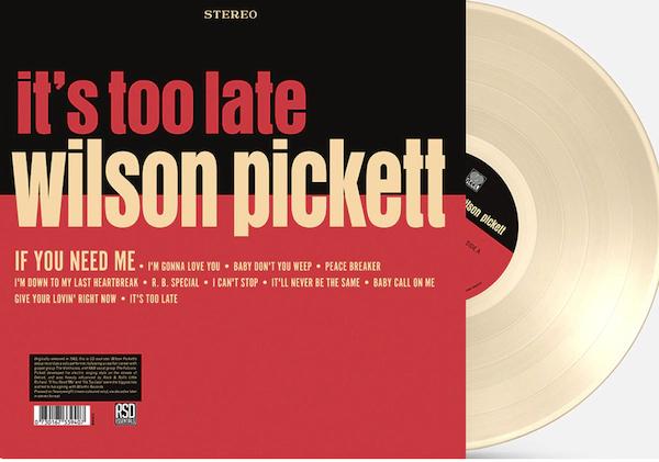 Wilson Pickett It's Too Late (Exclusiva indie, vinilo de color, crema, edición de aniversario) [Discos y LP]