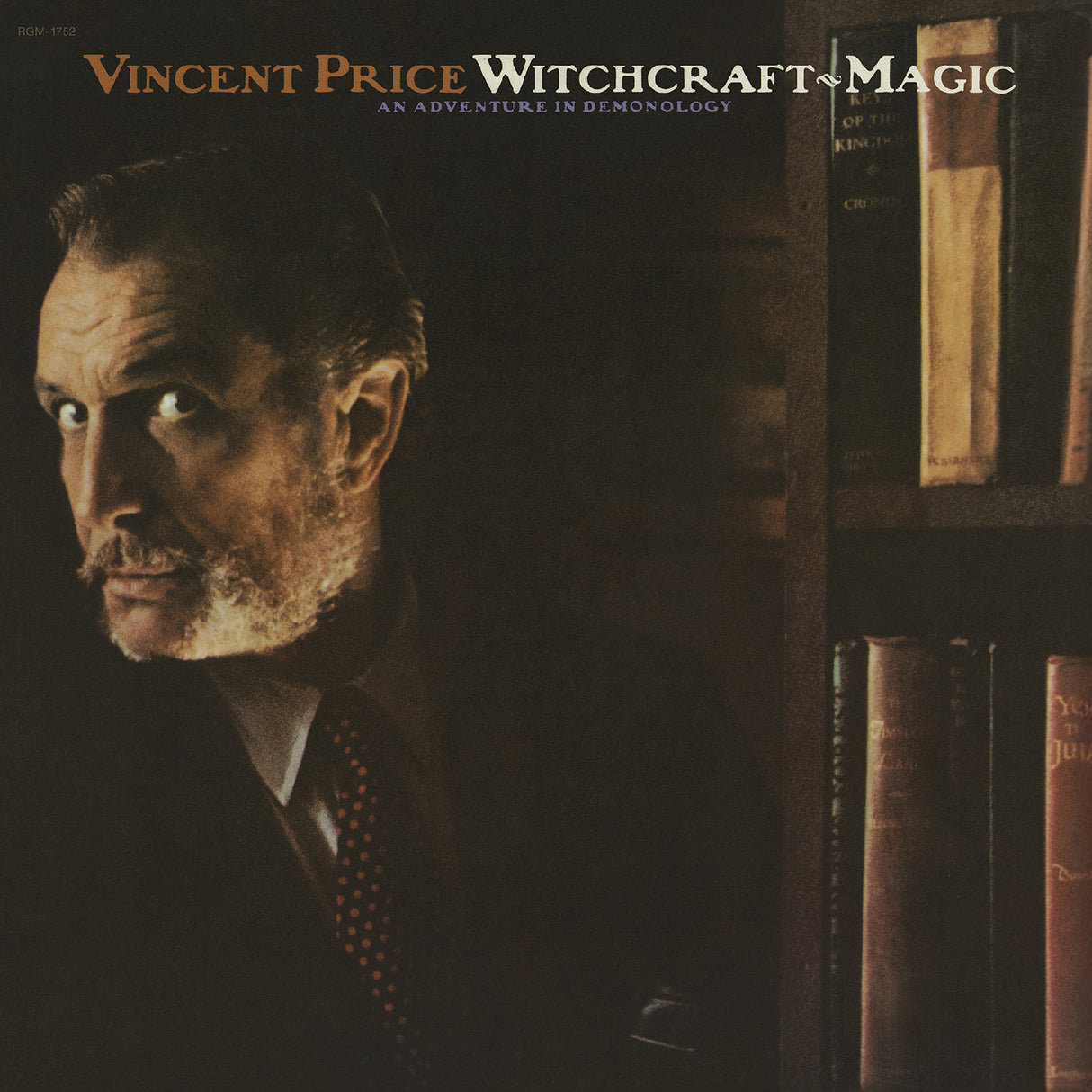 Vincent Price Witchcraft-Magic—An Adventure in Demonology (VINILO TRANSPARENTE CON REMOLINOS DE CALABAZA NARANJA) [Discos y LP]